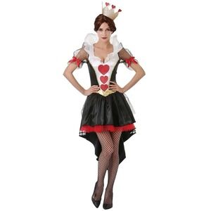 NEW Hauntlook Queen of Hearts Adult Women's Halloween Party Costume Size Medium‎